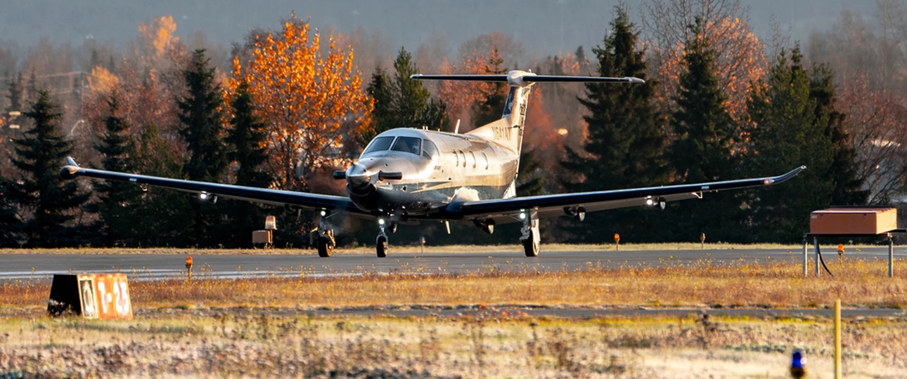 Pilatus Pc-12 von Alaska Air Transit: Liefert auch Essen aus.