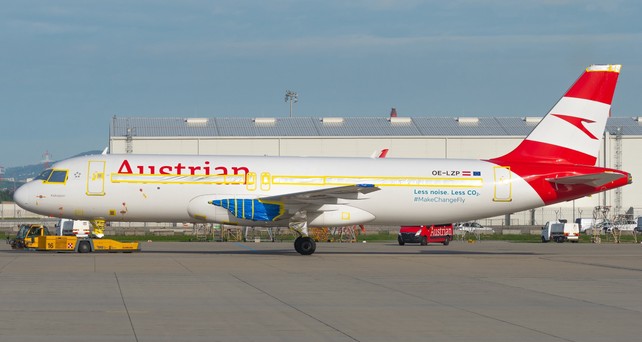 oe-lzp airbus a320 neo aua austrian airlines