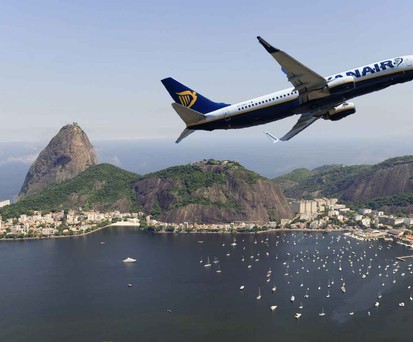 Ryanair am Zuckerhut: Die Iren suchen neues Cockpitpersonal in Brasilien.