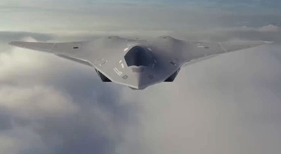 Schanzloses Kampfflugzeug (hier ein Konzept von Collins Aerospace): Die sechste Generation kommt anders saher.