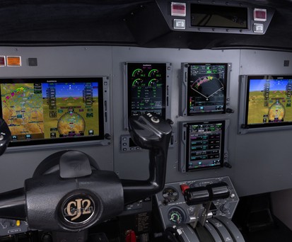 So sieht die neue Avionik für die Citation CJ2 aus: Der Einbau kann wahrscheinlich ab dem zweiten Quartal 2024 beginnen.