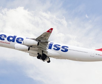 Airbus A340 von Edelweiss: Fliegt aktuell ein Mal pro Woche nach Havanna.
