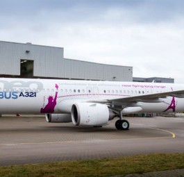 Airbus A321 LR fliegt rekordlange elf Stunden