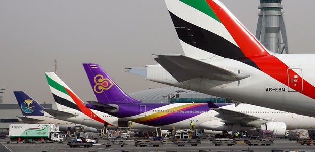 Hochbetrieb in Dubai: Die Flughäfen in den Vereinigten Arabischen Emiraten wollen bis 2030 ihren Betrieb verdoppeln.