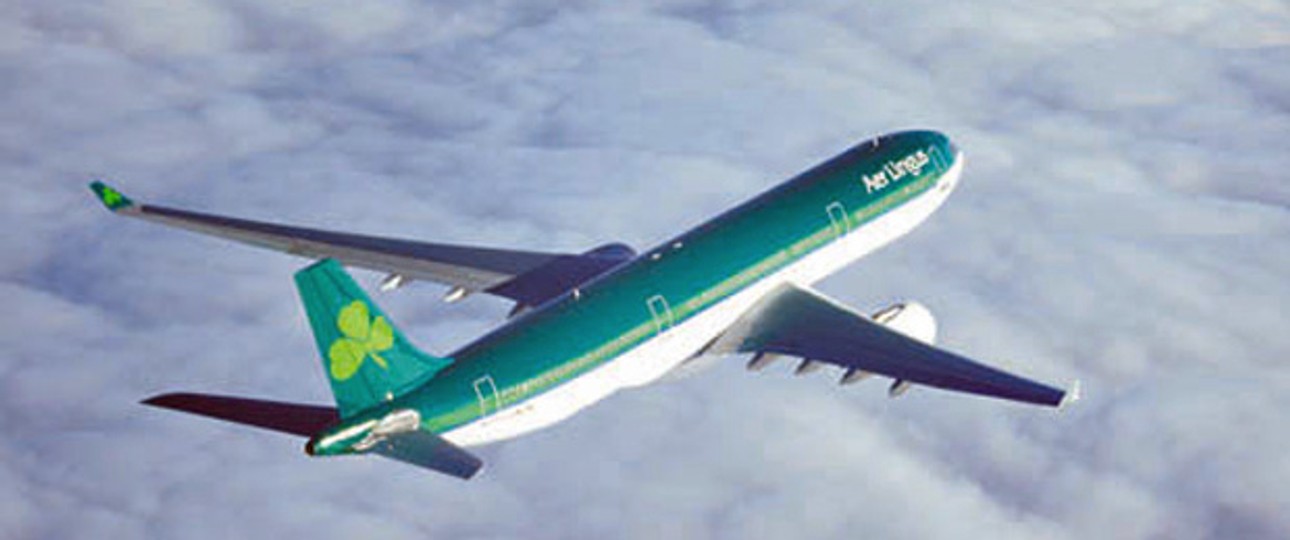A330 von Aer Lingus: Muskeln spielen lassen.
