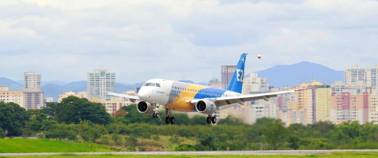 Embraer E175-E2: Erst später für Airlines im Einsatz als gedacht.