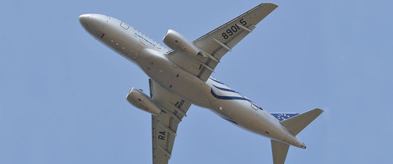 Sukhoi Superjet in der Luft: Die russische Regierung subventioniert den Kauf der Flugzeuge.