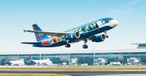 Airbus A320 from Brussels with smurf paint: A lot of the aircraft will stay on the ground longer.