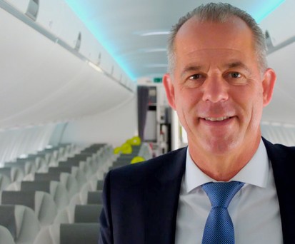 Air-Baltic-Chef Martin Gauss im A220: «Wenn wir einer Allianz beitreten, würden wir sicher einige Partner verlieren.»