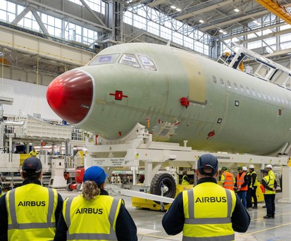 first airbus a321 neo moulding in toulouse