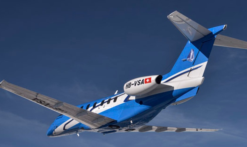Businessjet Pilatus PC-24:  815 Kilometer pro Stunde schnell.