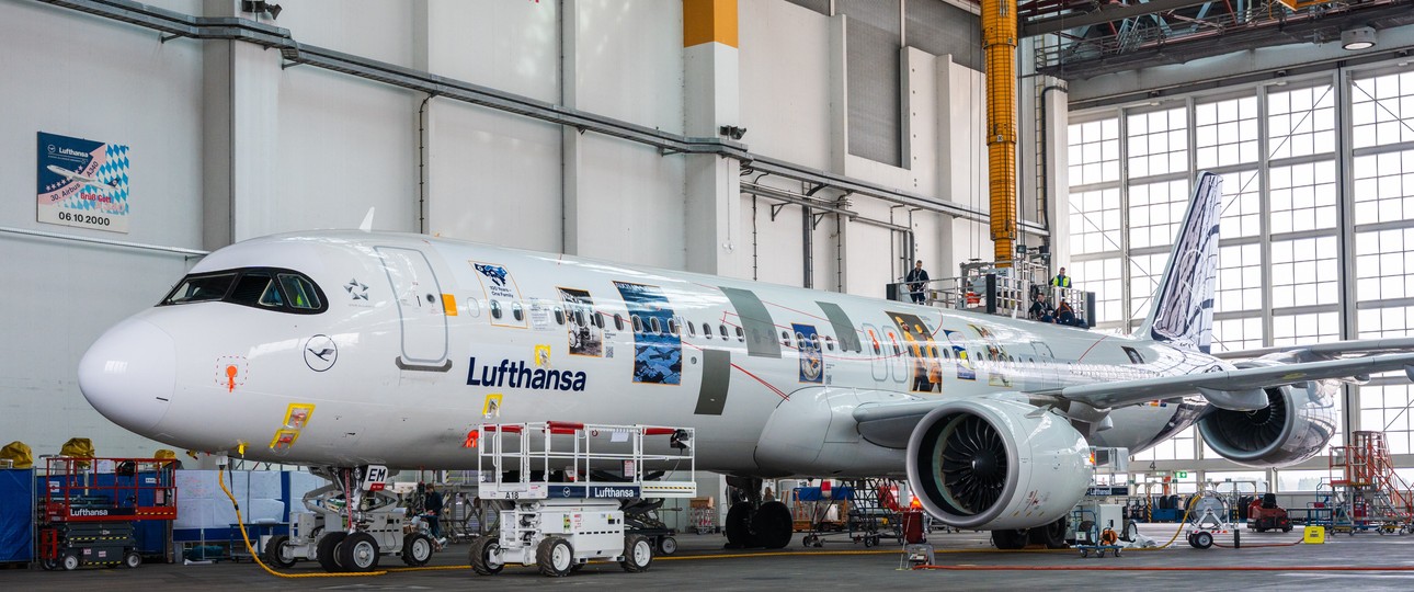 Die D-AEIM: Ist vier Jahre alt und erhält nun ein besonderes Design.