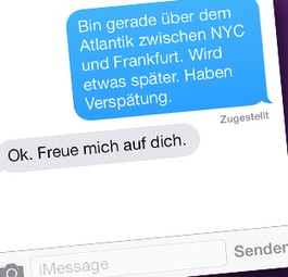 SMS aus dem Flieger: Bald schon möglich?