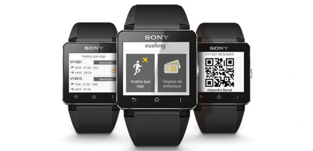 Boardingpass am Handgelenk: Vueling hat eine App für Sony-Smartwatches entwickelt.