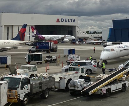 Viel los am Flughafen Seattle-Tacoma: Wie lange reicht die Kapazität noch aus?