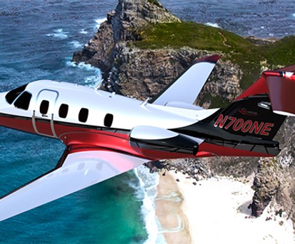 Rendering der Eclipse 700: Neuer Businessjet im unteren Preissegment.