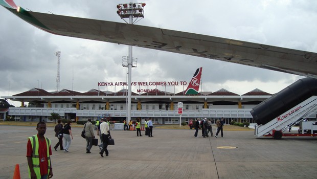 Flughafen Mombasa: Für ausländische Airlines ist es schwer.
