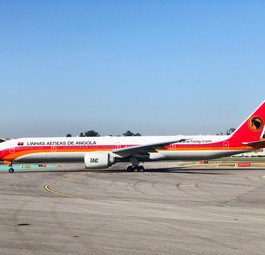 Boeing 777 of TAAG Angola Airlines: The current look.
