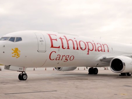 Boeing 737-800 F von Ethiopian Cargo: Das Flugzeug musste zurück, weil eine Person nicht nach Israel fliegen darf.