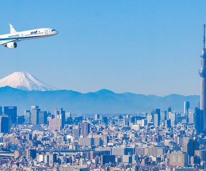Boeing 787-10 von ANA: Fliegt jetzt zwischen japanischen Metropolen.