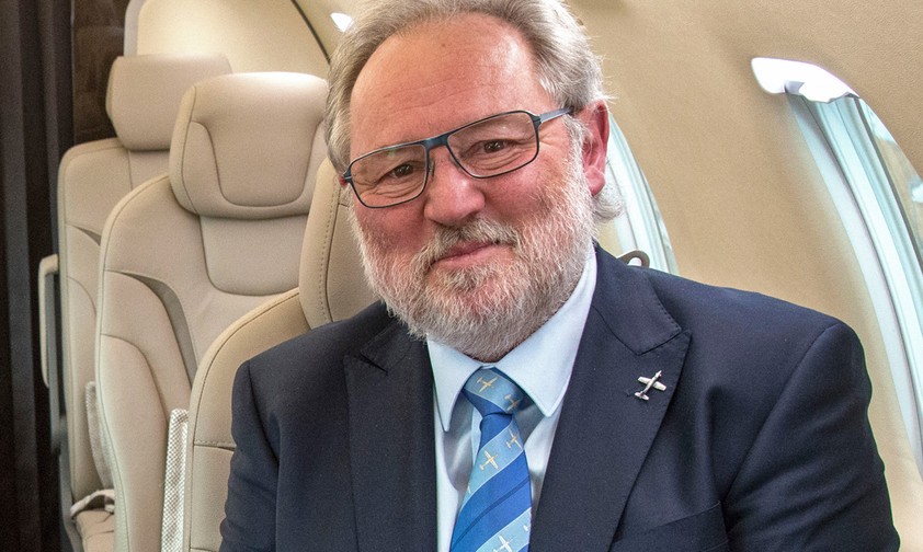 Pilatus-Präsident Oscar Schwenk: Kündigt für Oktober eine Antwort auf die Textron Denali an.