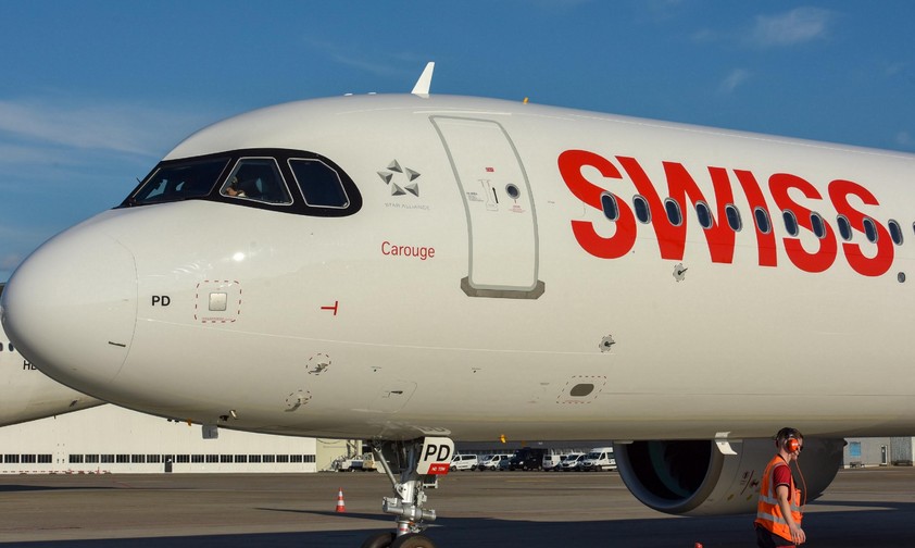 Airbus A321 Neo von Swiss: Auf Sondermission.