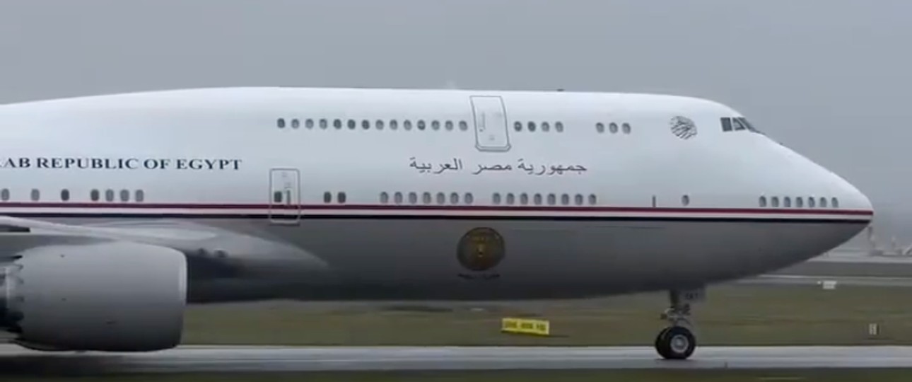 Boeing 747-8 mit der Kennung: SU-EGY das 14 Jahre alte Flugzeug ist an Ägypten ausgeliefert worden.