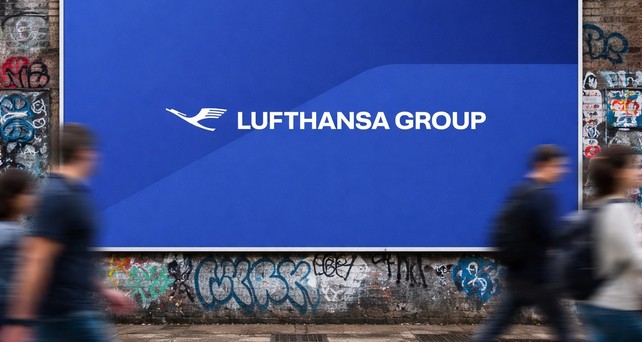 lufthansa group neuer markenauftritt plakat
