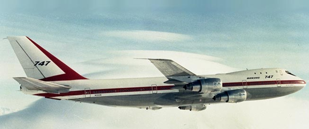 Die Boeing 747 - hier ein Flieger des Typs 747-100 - flog 1969 zum ersten Mal.