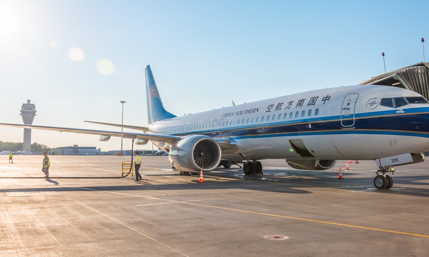 Boeing 737 Max 8 von China Southern Airlines: Am Boden.