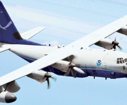 Lockheed C-130J Hercules. Bald in der NOAA-Flotte.