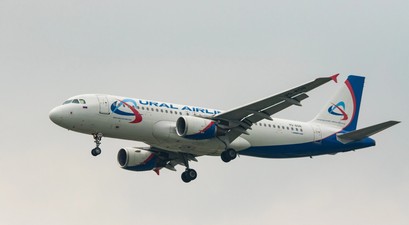 A320 von Ural Airlines: Auch bei der Airline kam es kürzlich zu Problemen mit einem Triebwerk.