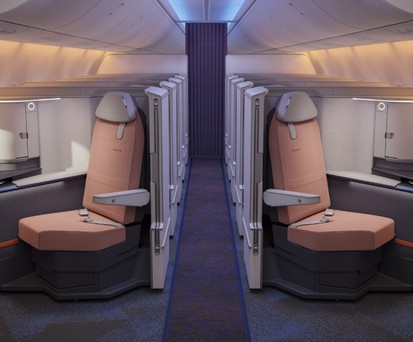 Neue Business Class von Flydubai: Das Produkt soll noch in diesem Jahr verfügbar sein.