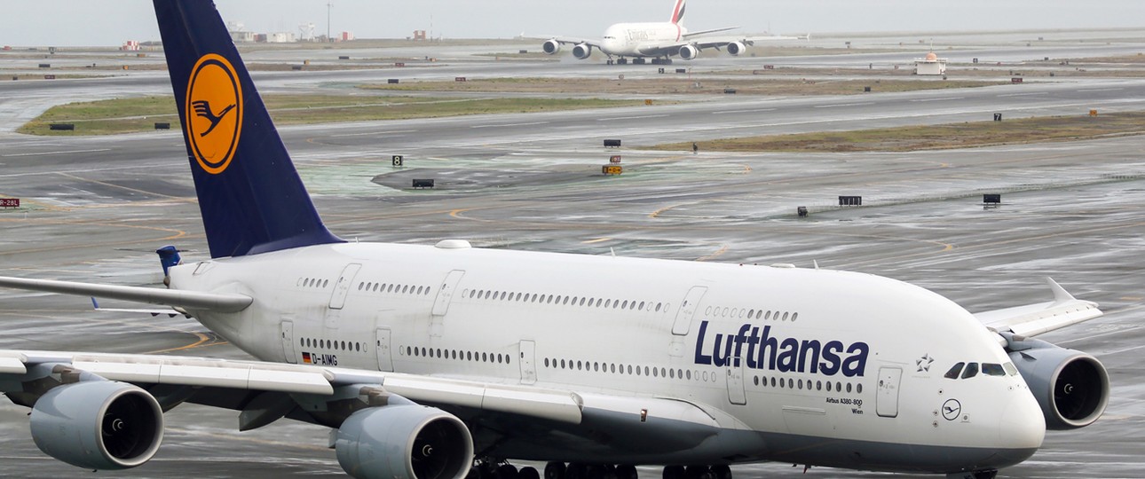 Airbus A380 von Lufthansa und Emirates: Halb Fracht, halb Passagiere?