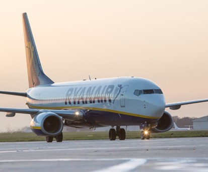 Boeing 737 von Ryanair in Stansted: Die Piloten sind nicht zufrieden.