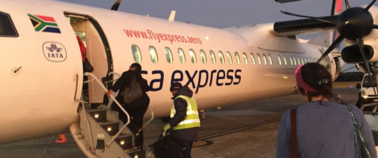 Flieger von South African Express: Bei der Regionalairline geht gar nichts mehr.