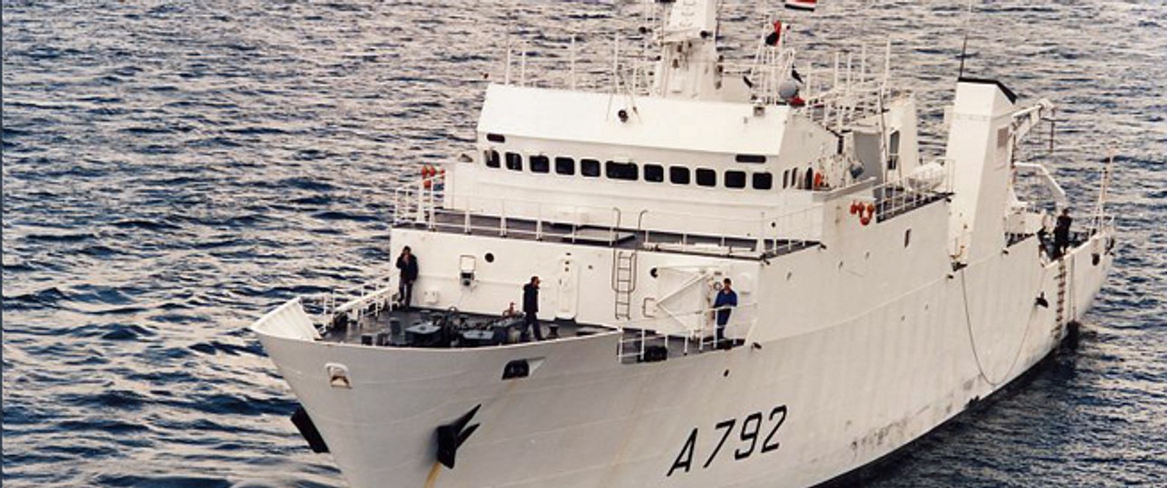 Französisches Militärschiff «Borda»: Dasselbe Modell, wie die Laplace, die nun das Blackbox-Signal empfangen hat.