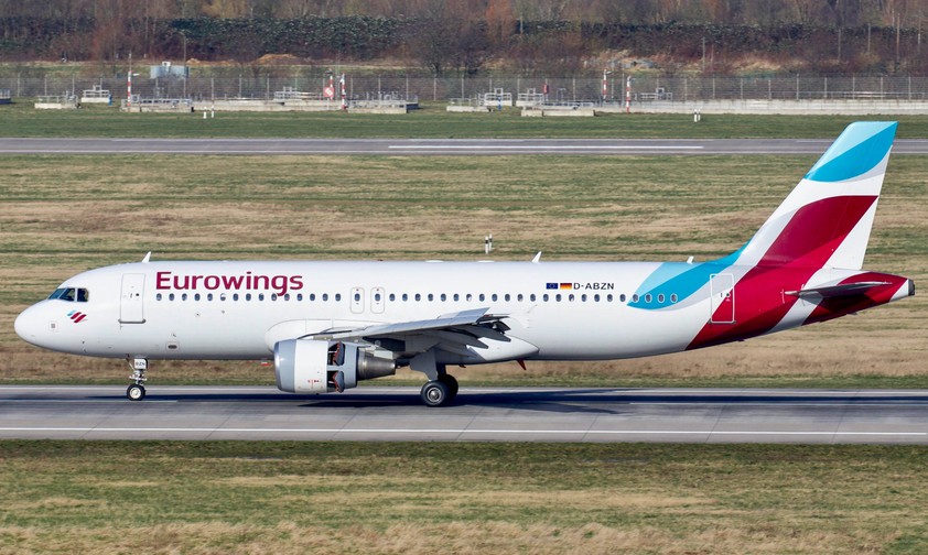 Airbus A320 mit dem Kennzeichen D-ABZN: Der Jet musste aus einem ungewöhnlichen Grund außerplanmäßig in Toulouse landen.