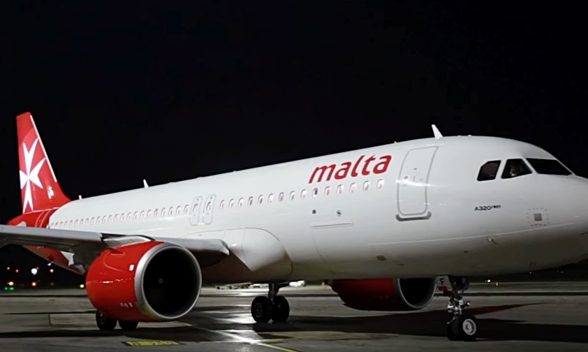 Airbus A320 Neo von KM Malta Airlines: Solch ein Jet wurde besudelt.