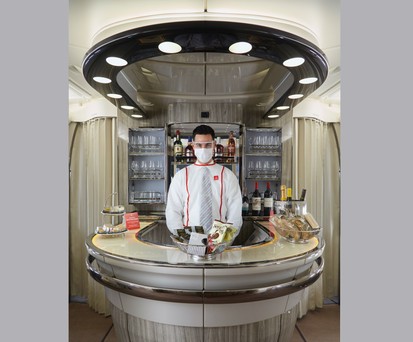 Lounge in Pandemie-Zeiten: Drinks und Snacks gibt es zum Mitnehmen.