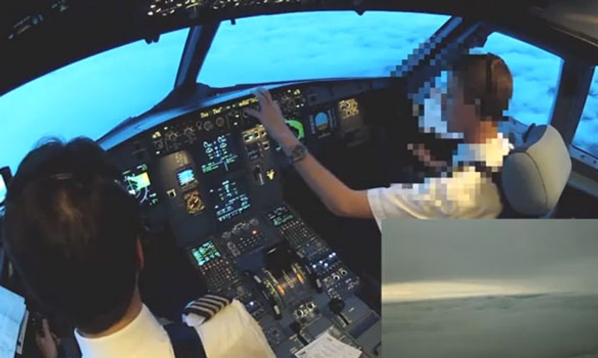 Zwei verschiedene Perspektiven: Cockpit- und Außensicht.