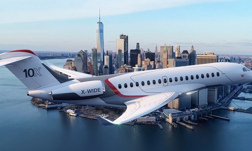 Die neueste Generation: Die Falcon 10X wird nicht vor 2029 ausgeliefert.