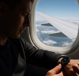 Passagier am Fenster: Manche Flüge dauern lang, sehr lang.