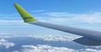 Blick aus einem Airbus A220-300 von Air Baltic: Im Winter auch für Swiss im Einsatz.