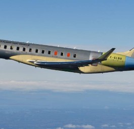 Global 7000 in der Erprobung: Notlandung wegen Flameout.