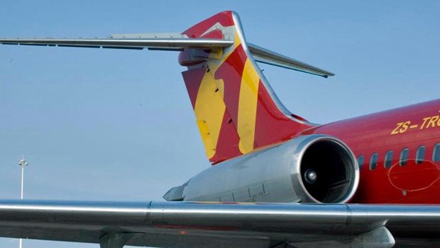 Flieger von 1Time: Die Südafrikaner stellen die Infrastruktur.