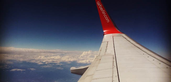Flug von Teneriffa nach Dresden.
