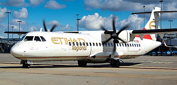 ATR 72 von Etihad Regional: Die Airline baut ihr Streckennetz kräftig aus.