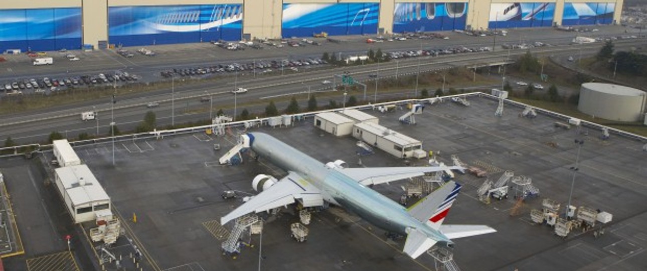 Boeing-Standort in Everett: Hier könnte künftig der 777X gebaut werden.