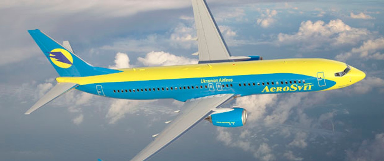 Boeing B737-800 von Aerosvit: Soll weiterfliegen.